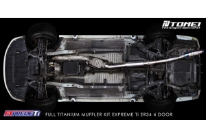 Tomei Expreme Ti Full Titanium Muffler Kit - Toyota Supra 2020+