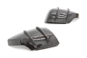 OLM STI RA-R Style Carbon Fiber Mirror Covers - Subaru WRX / STI 2015-2021