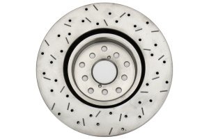 DBA 4000 Series Drilled/Slotted Front Rotor SIngle - Subaru Models (inc. 2015+ WRX / 2014+ Forester XT)