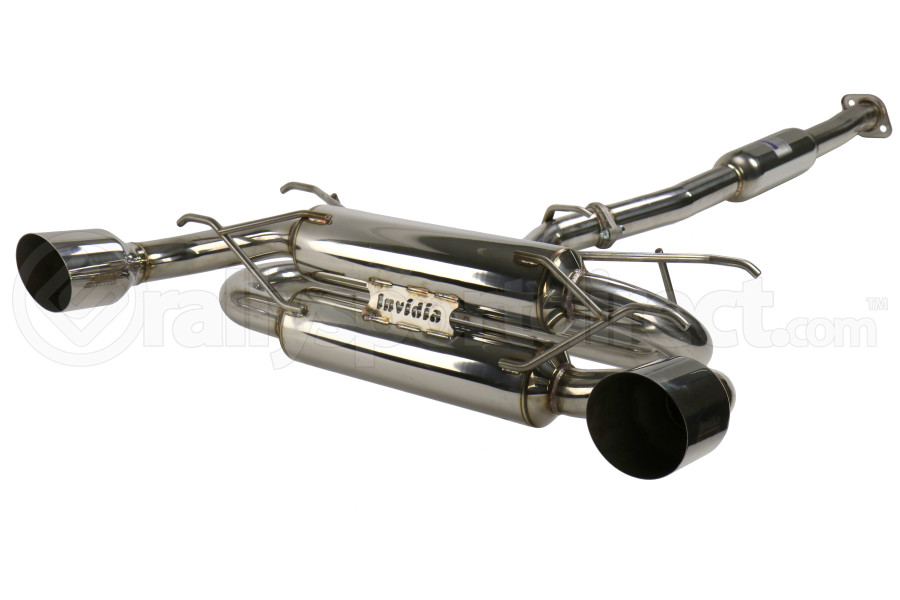 Invidia Gemini R400 Catback Exhaust System Stainless Steel Tips