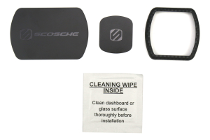 Scosche magicMount Pro Trim Ring/Plate Kit Carbon Fiber - Universal