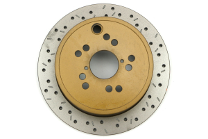 DBA 4000 Series Drilled/Slotted Rotor Single Rear - Subaru Models (inc. 2008+ WRX / 2003+ Forester)