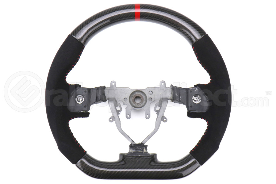 FactionFab Steering Wheel Carbon and Suede - Subaru WRX / STI 2008 - 2014