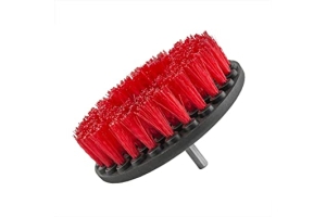 Chemical Guys Carpet Brush w/ Drill Attachment Hard Red - Universal