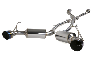 Invidia Dual N1 GT Cat Back Exhaust Titanium Tips - Nissan 370Z 2009+
