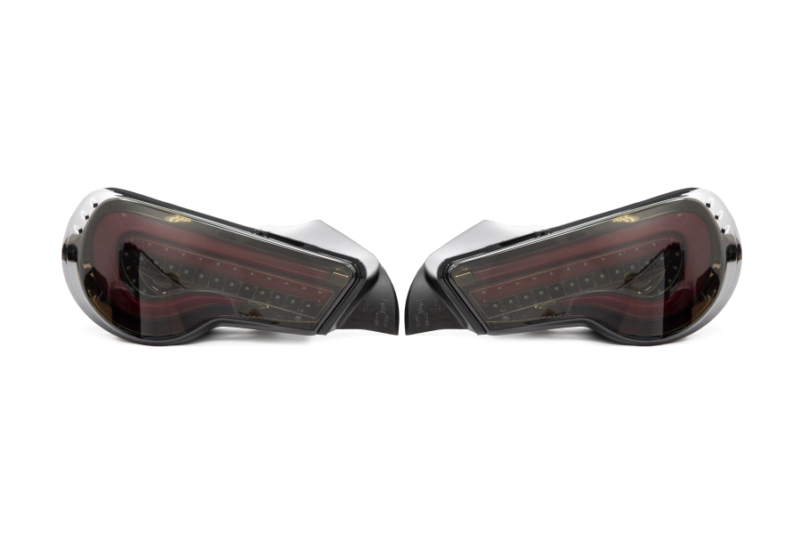 OLM VL Style Sequential Tail Light Red / Smoked / Gold - Scion FR-S 2013-2016 / Subaru BRZ 2013+ / Toyota 86 2017+