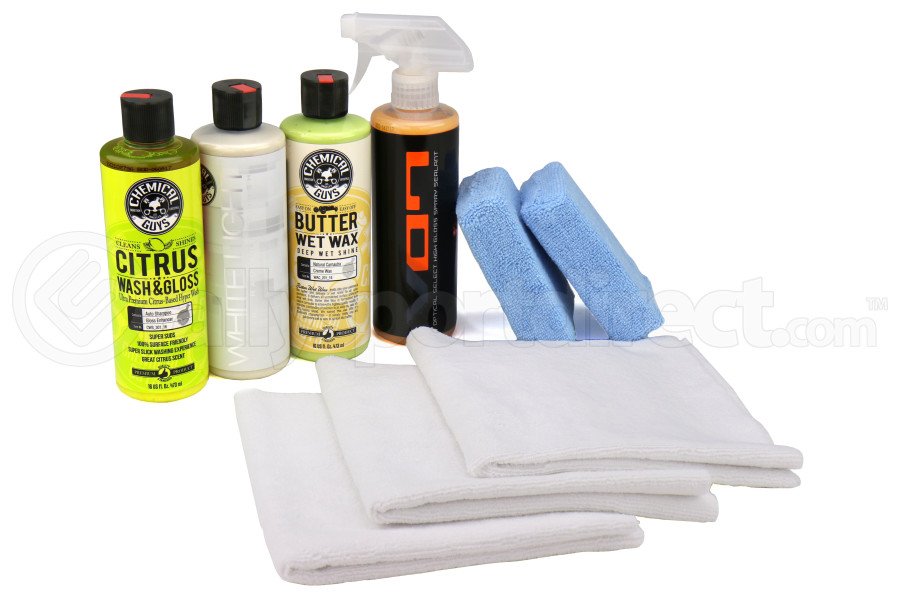 Chemical Guys White Car Care Kit 9pc HOL204 Free Shipping