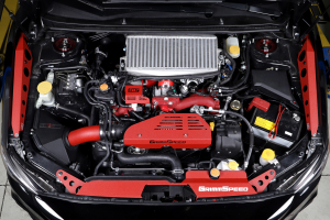 GrimmSpeed Boost Control Solenoid Cover Red - Subaru STI 2008-2021