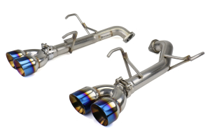 Factionfab Axle Back Exhaust Staggered Burnt Tip Subaru