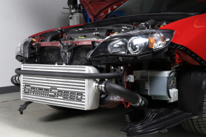 Grimmspeed Front Mount Intercooler Kit w/ Black Piping - Subaru STI 2008-2014