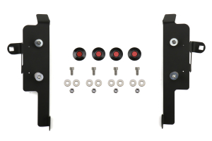 Move Over Racing Bumper Kit No Logo- Black w/ Red Button - Subaru WRX/STI 2008-2014