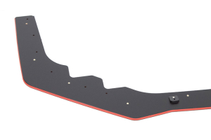 Maxton Design Racing Front Splitter Black w/ Red Accent - Subaru WRX / STI 2015-2021