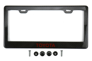 RSP Toyota Carbon Fiber License Plate Frame - Toyota Supra 2020+