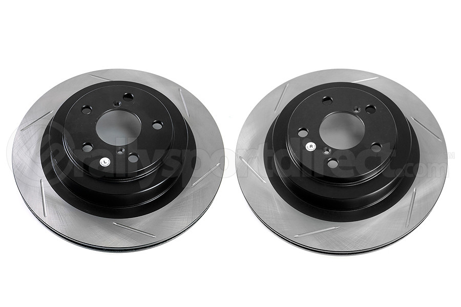 Stoptech Slotted Rear Rotor Pair Subaru Wrx Limited 2006
