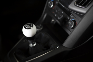 AutoStyled Shift Knob Black w/ White Delrin Center - Ford Focus RS 2016+ / Ford Focus ST 2013+ / Ford Fiesta ST 2014+