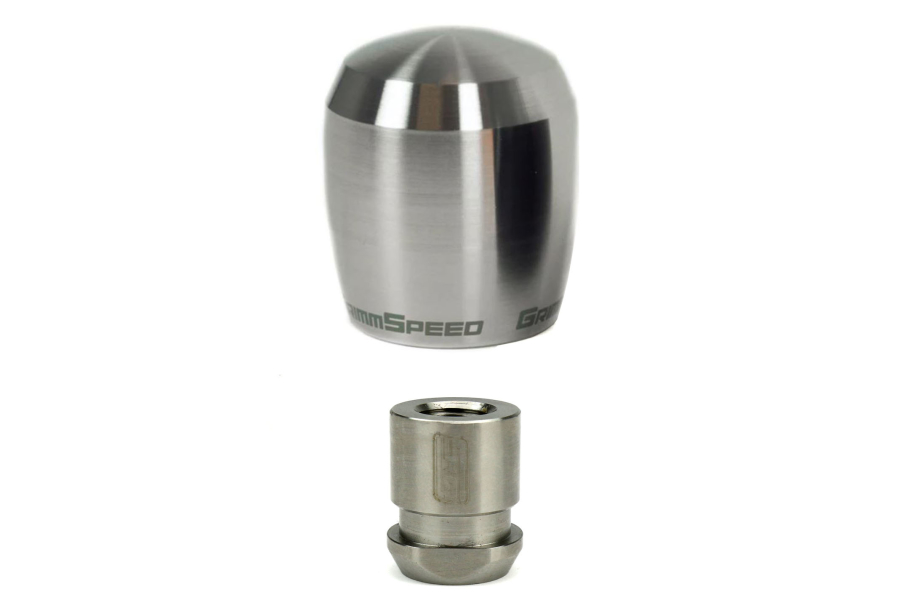 Grimmspeed Stubby Stainless Steel Shift Knob w/ 5SPD Boot Retainer - Subaru Models (inc. 2002-2014 WRX)