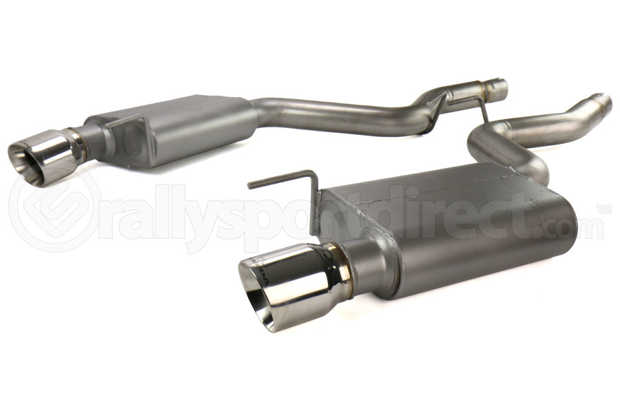 Steeda Axle Back Exhaust System - Ford Mustang GT 2015-2017