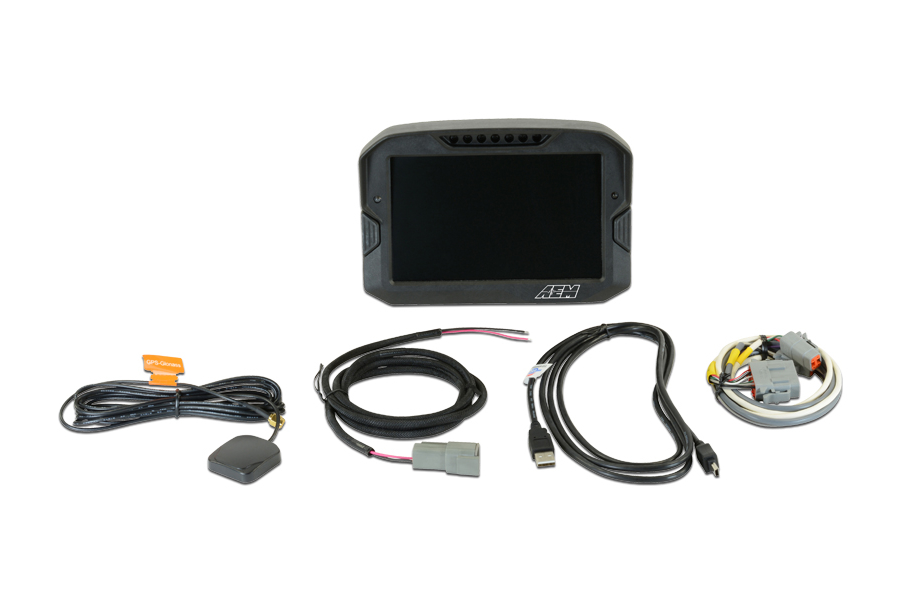 AEM Electronics CD-7G Carbon Digital Dash Display Non-Logging / GPS Enabled - Universal