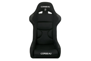 Corbeau FX1 Pro Black Cloth Fixed Back Seat - Universal