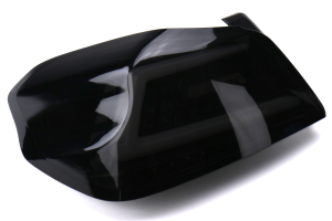 Spec-D Sequential LED Tail Lights Glossy Black Housing w/ Smoked Lens and White LED Bar - Subaru WRX / STI 2015 - 2020