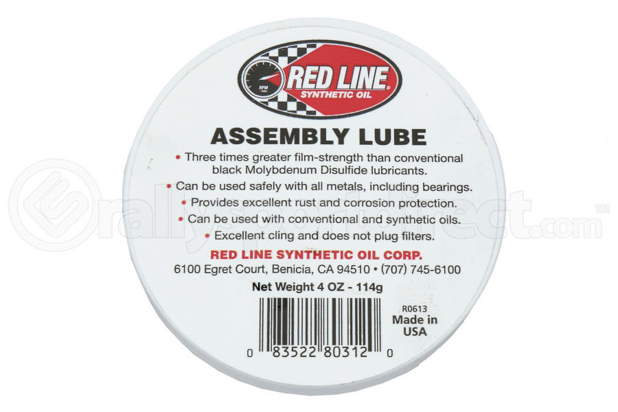 Red Line Engine Assembly Lube 4oz 80312 Free ShippingRallysport Direct