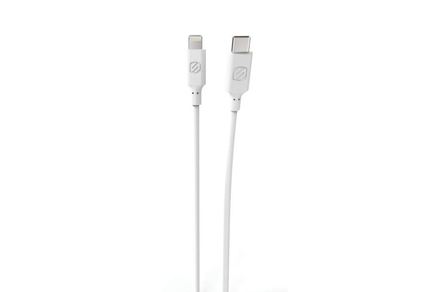 Scosche StrikeLine USB-C to Lightning Cable 4' White - Universal