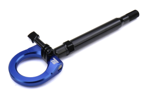 Torque Solution Rear Tow Hook w/ Go Pro Mount Blue - Subaru WRX/STI 2015+