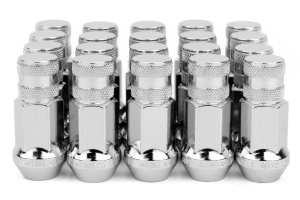 Gorilla Forged Steel Racing Lug Nuts Chrome Close Ended 12x1.25 - Universal