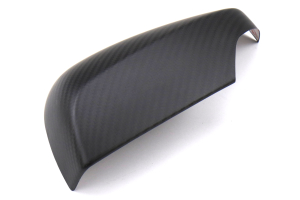 OLM S-line Dry Carbon Fiber Mirror Covers w/ Turn Signal Hole Matte - Subaru WRX / STI 2015+