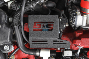 GrimmSpeed Boost Control Solenoid Cover Black - Subaru STI 2008-2021