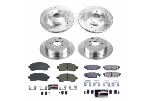 Power Stop Z23 Evolution Coated Brake Kit Front and Rear - Subaru Impreza 2017-2020