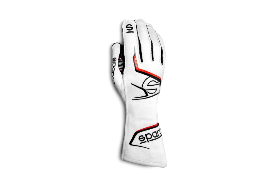Sparco Arrow Racing Gloves White - Universal