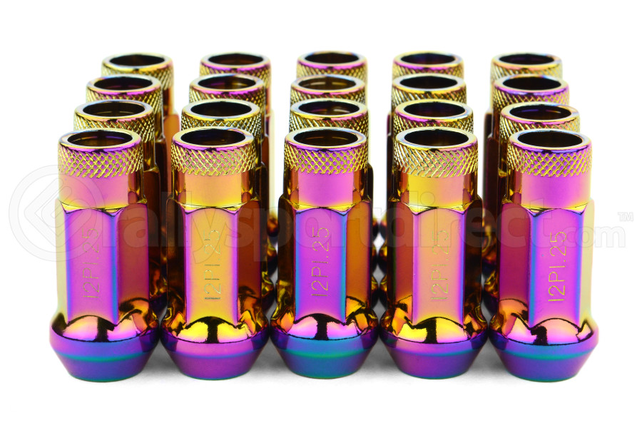 Muteki SR48 Neo Chrome Open Ended Lug Nuts 12X125 32905N