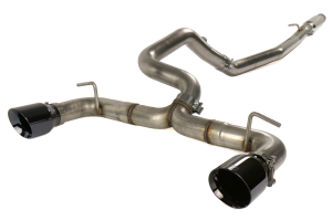 AWE Track Edition Cat Back Exhaust Diamond Black Tips - Ford Focus RS 2016+