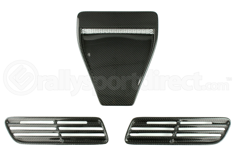 Seibon Carbon Fiber OE Style Hood Scoop Mitsubishi Evolution GSR 2008