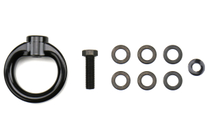 PERRIN Tow Hook Upgrade Kit Flat Black - Universal