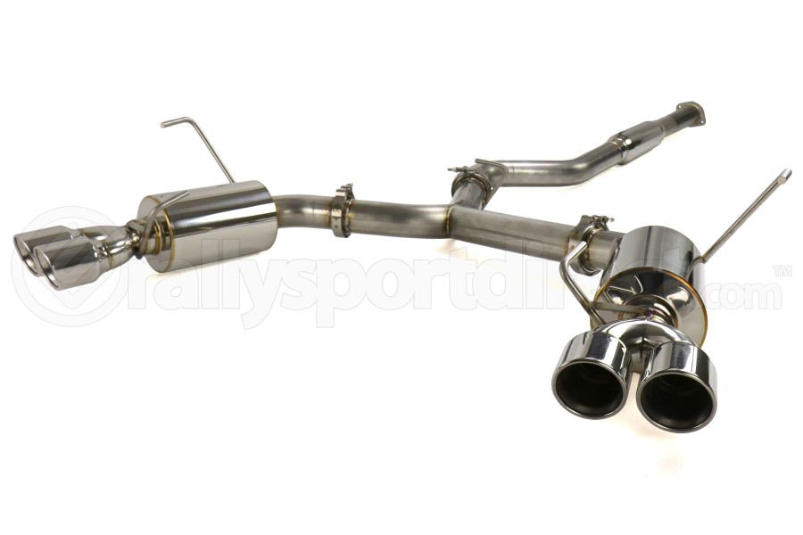 ETS Cat-Back Exhaust System w/ Resonator Polished Tips - Subaru WRX / STI 2015 - 2020