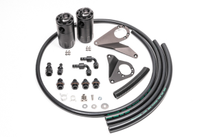 Radium Dual Catch Can Kit Fluid Lock - Mitsubishi EVO X 2008-2009