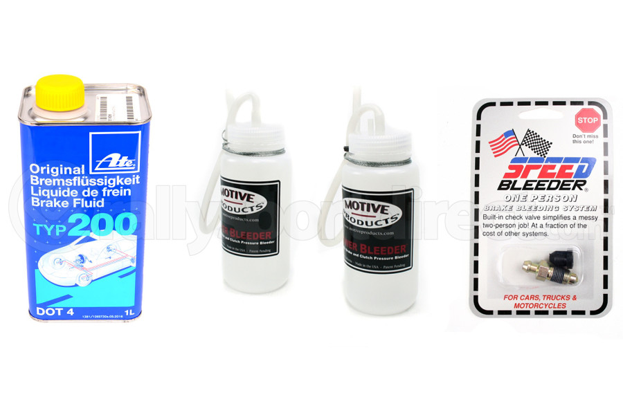 Brake Bleeding Kit W Speed Bleeders