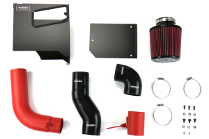 Mishimoto Cold Air Intake Wrinkle Red W Air Box Subaru