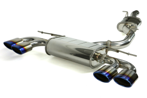 Invidia Q300 Quad Cat Back Exhaust Wtitanium Burnt Tips