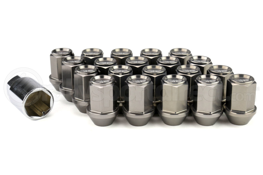 KICS Leggdura Racing Lug Nuts Gunmetal M12X150 WKIZ1GRallysport Direct