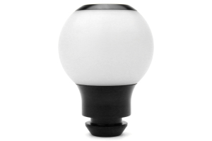 AutoStyled Subaru 5 Speed Shift Knob Black w/ White Delrin Center - Subaru 5MT Models (inc. 2002-2014 WRX) 