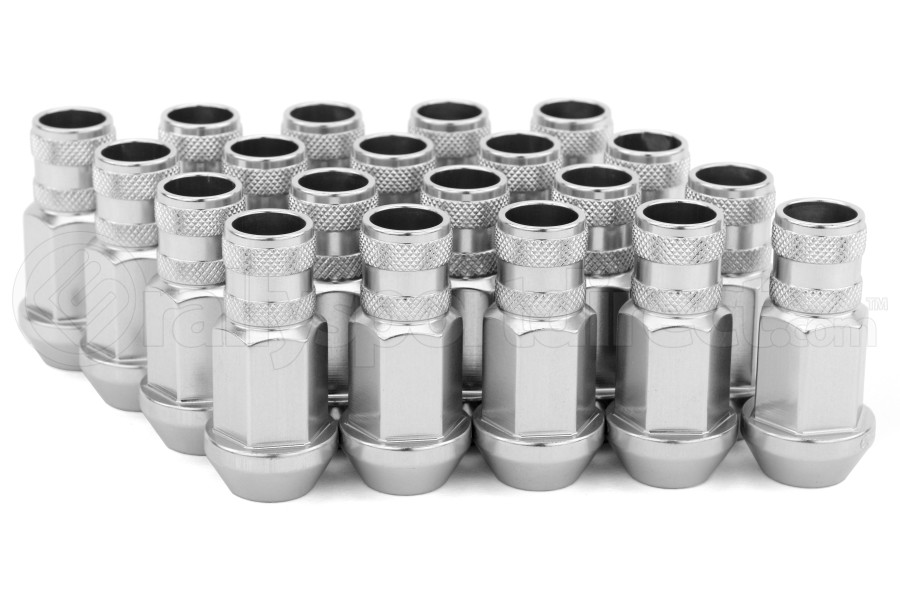 Gorilla Aluminum Open End Silver Lug Nuts 12x1.25 - Universal