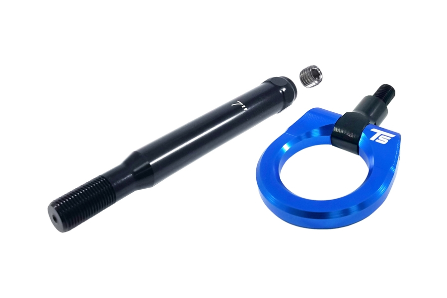 Torque Solution Rear Tow Hook Blue - Subaru WRX/STI 2015+