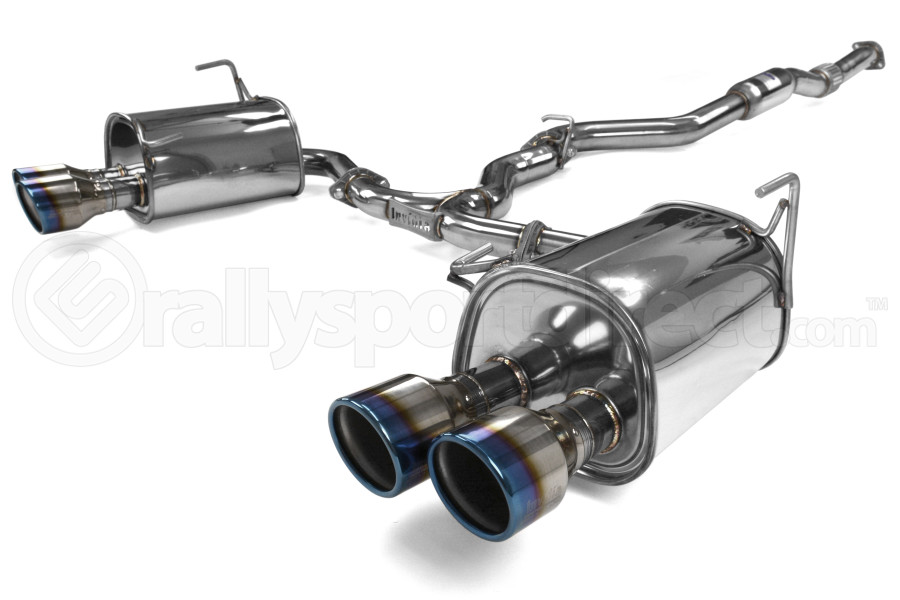 Invidia Q300 Cat Back Exhaust Titanium Tips Subaru Base 2015