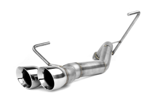 Nameless Performance Muffler Delete Double Wall Polished