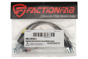 FactionFab Rear Stainless Steel Brake Lines - Volkswagen Golf R 2016+