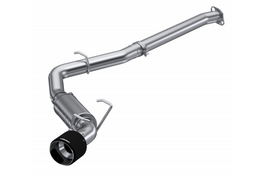 MBRP Single Exit Cat Back Exhaust 3 inch w/ Muffler & Carbon Fiber Tip