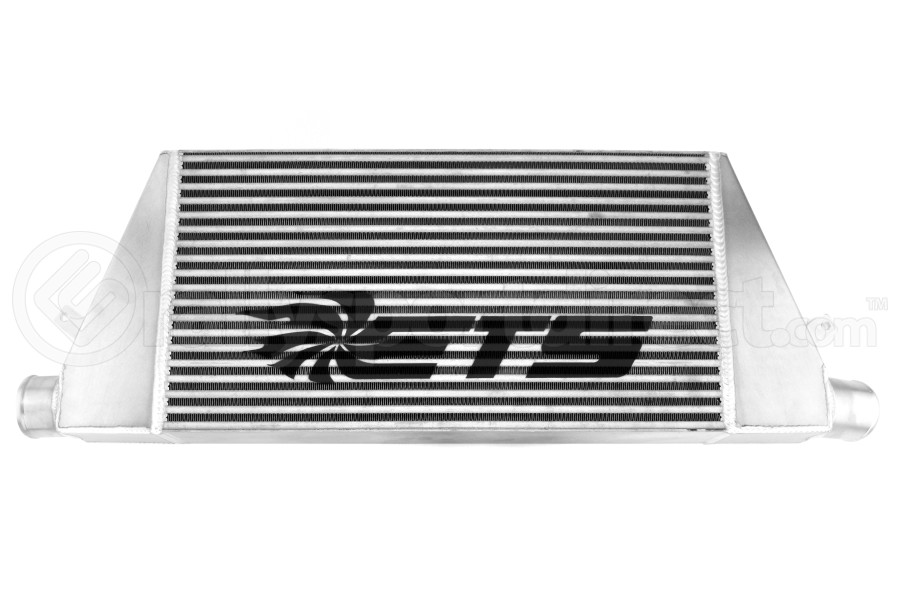 ETS Front Mount Intercooler Silver Core w Logo Mitsubishi Evolution